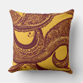 イエローアンビエンスAIアート クッション