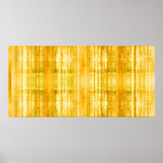 イエローアートカラー絵を描ポスタープリント ポスター (正面)