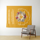 イエローイエスがクリスマスのタペストリーの理由 タペストリー (インサイチュ(横))