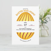 イエローイストライプのースターエッグ狩り招待状 招待状 (スタンド正面)