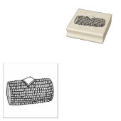 イエローイヤーコーンオンザコブコーンコブバターピクニック ラバースタンプ (押印)