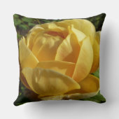 イエローイングリッシュバラ クッション (裏面)