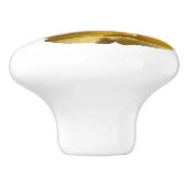 イエローイングリッシュバラ セラミックノブ (側面)