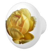 イエローイングリッシュバラ セラミックノブ (右)