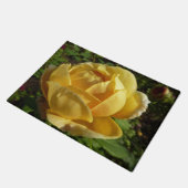 イエローイングリッシュバラ ドアマット (アングル)