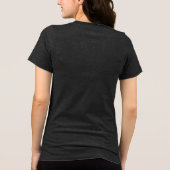イエローイントロバートタイポグラフィスウシュカスタムー日付 トライブレンドTシャツ (裏面)
