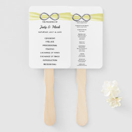 イエローインフィニティ結婚式 プログラムファン ハンドファン