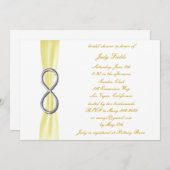 イエローインフィニティ ブライダルシャワー招待状 招待状 (正面/裏面)