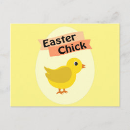 イエローイースターシック シーズンポストカード