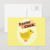 イエローイースターシック シーズンポストカード (正面/裏面)