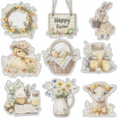 イエローイースターセット1 シール (正面)