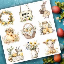 イエローイースターセット1 シール