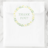 イエローウォーターエレガントカラーサンキュー ラウンドシール (バッグ)