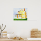 イエローウォーターカラーハウス ポスター (キッチン)