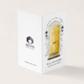 イエローウォーターカラーフロントドアフォト&サービス 名刺 (外部)