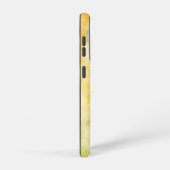 イエローウォーターカラーモノグラム名絞り染め蝶 SAMSUNG GALAXYケース (右側面)