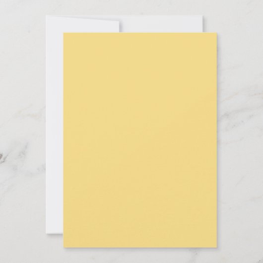 イエローウォーターフローラ女子30歳の誕生日 招待状