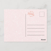 イエローウォーター色かわいいクリスマスライトトトトインデナー ポストカード (裏面)