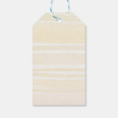 イエローウォーター色ハッピーイースターラベル ギフトタグ (裏面)