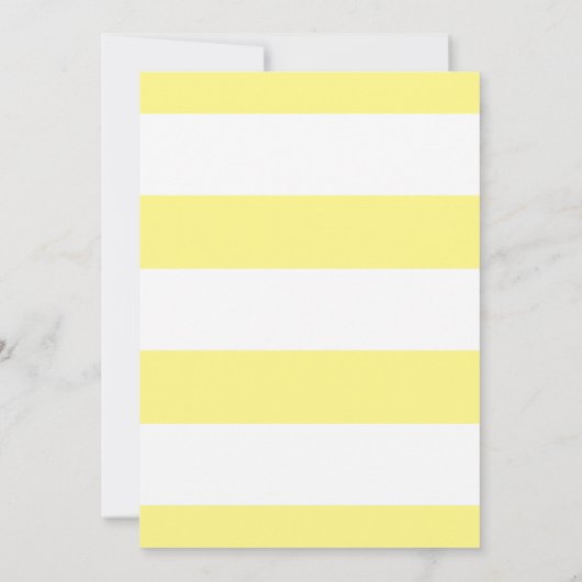 イエローウォーター色バラフローラバー(ユダヤ教の)バル・ミツバー 招待状 (裏面)