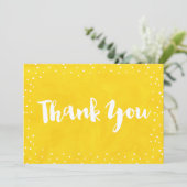 イエローウォーター色ベビーシャワー |サンキューカード サンキューカード (スタンド正面)