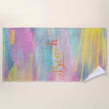 イエローウォーター色抽象芸術モノグラム