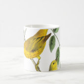 イエローウォーブラーバイオードボン コーヒーマグカップ (中央)