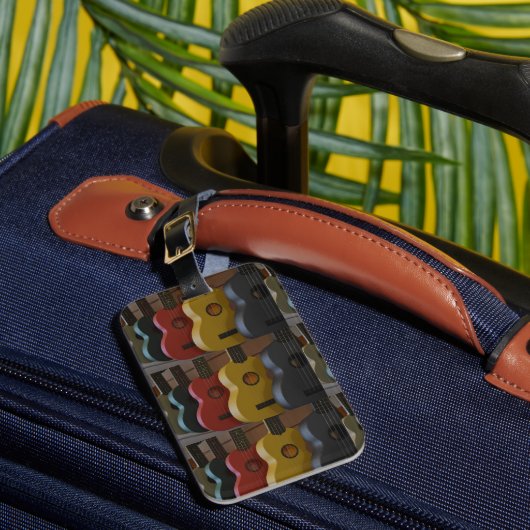 イエローウクレレ ラゲッジタグ (正面インサイチュ1)