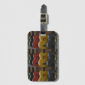 イエローウクレレ ラゲッジタグ (正面縦)