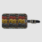 イエローウクレレ ラゲッジタグ (正面横)