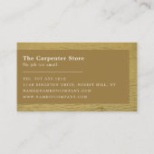 イエローウッド、大工、大工 名刺 (裏面)