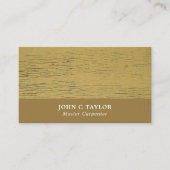 イエローウッド、大工、大工 名刺 (正面)