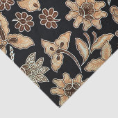 イエローエキゾチックフローラ刺繍の切り離し 薄葉紙 (詳細)