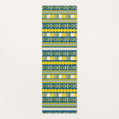 イエローエスニックのアステカ ヨガマット (正面)