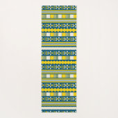 イエローエスニックのアステカ ヨガマット (裏面)