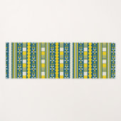 イエローエスニックのアステカ ヨガマット (正面(横))