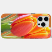 イエローエッジ鮮やかオレンジチューリップ写真 Case-Mate iPhoneケース (裏面 (横))