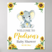 イエローエレファントウェルカムサイン、ガールシャワー ポスター (正面)