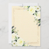 イエローエレファントベビーシャワー招待状 招待状 (裏面)