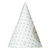 イエローエレファント1st第1誕生日リトルピーナッツ パーティーハット (左)