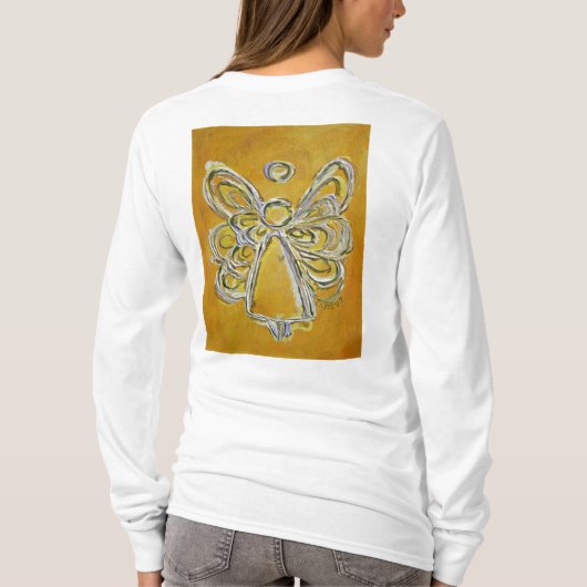 イエローエンジェルTシャツ(イメージの両面) Tシャツ (裏面)