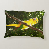 イエローオウム アクセントクッション (裏面)