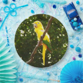 イエローオウム ペーパープレート (パーティー)