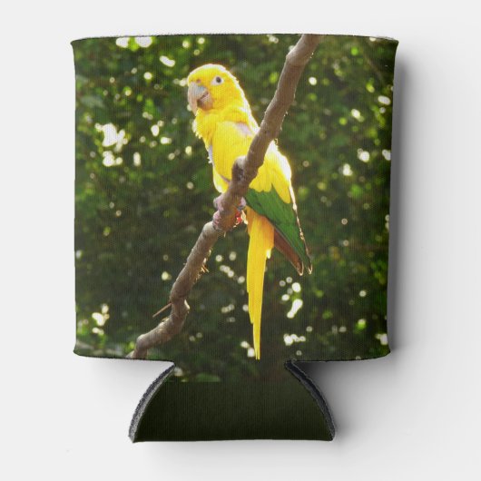 イエローオウム 缶クーラー (正面)