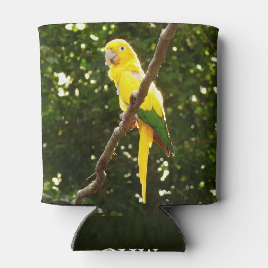 イエローオウム 缶クーラー (裏面)