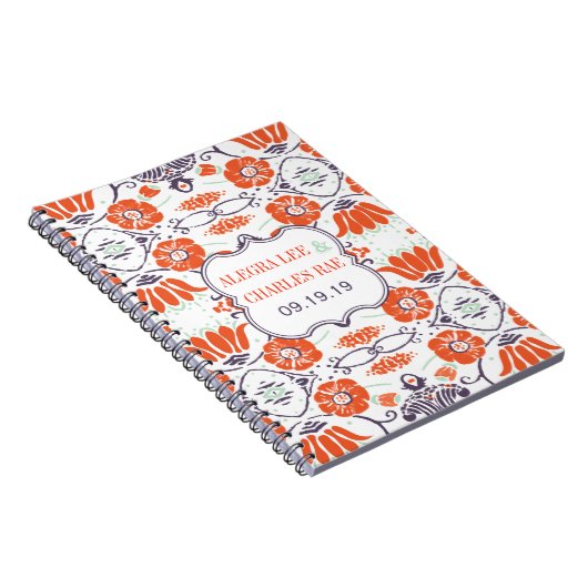 イエローオモダンレンジアクアミントゲストブック ノートブック (右側)