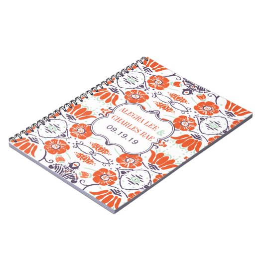 イエローオモダンレンジアクアミントゲストブック ノートブック (左側)