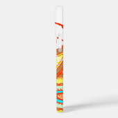 イエローオモダンレンジアクアミントペイズリーギフト Case-Mate iPhoneケース (裏面 / 左)