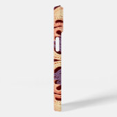 イエローオランジェパープルカラフルグラニースクエアクロシェ Case-Mate iPhoneケース (裏面 / 右)