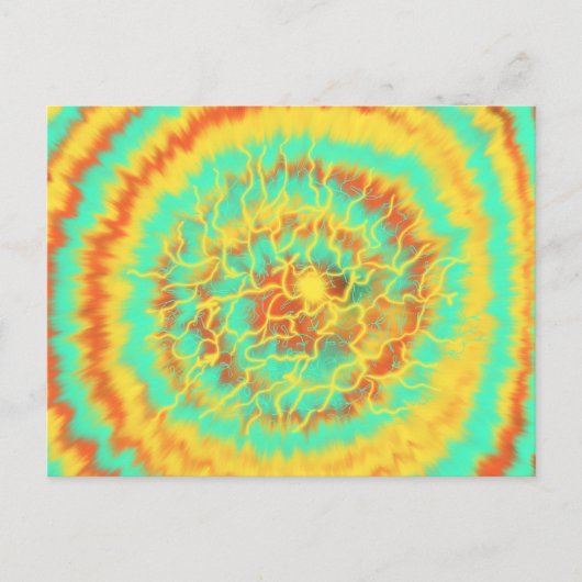 イエローオレンジアクアサワードアート2018年1月6日HC ポストカード (正面)